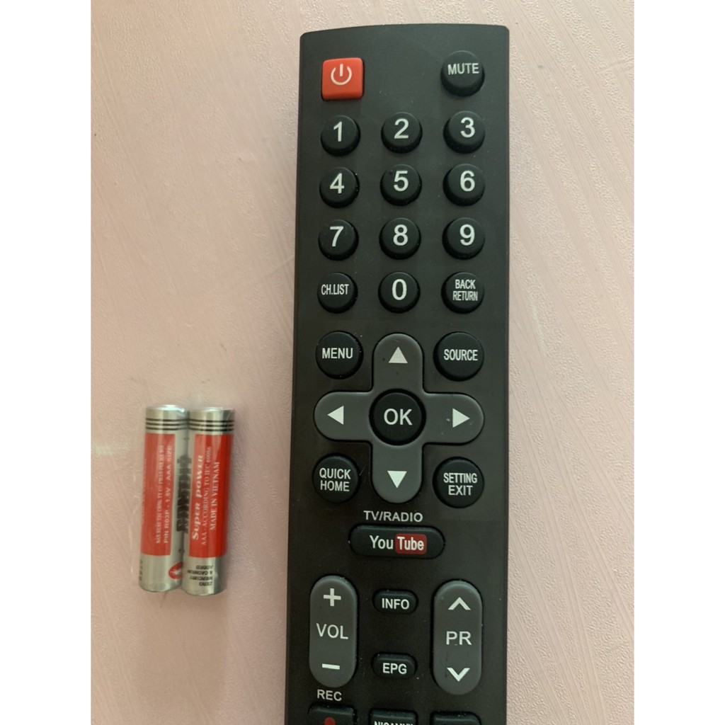 REMOTE ĐIỀU KHIỂN TIVI DARLING SMART MẪU 3