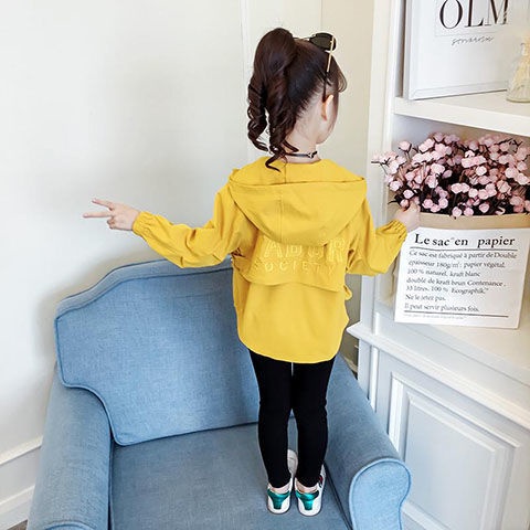 Áo Khoác Thời Trang Xuân Thu Hàn Quốc 2021 Cho Bé Gái