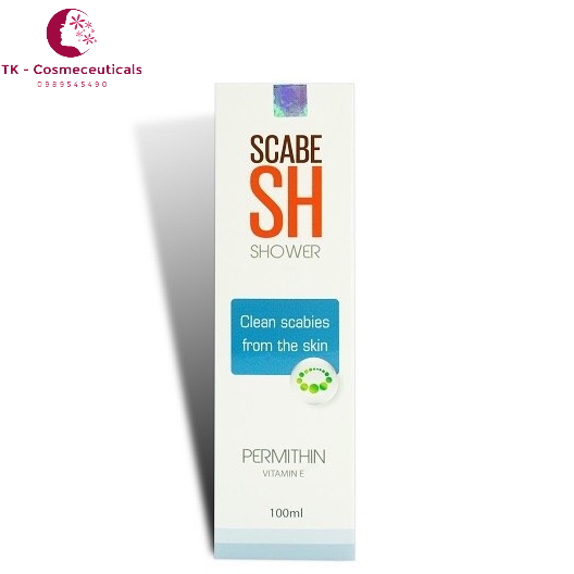 Sữa Tắm Gội Loại Bỏ Kí Sinh Trùng, Chấy, Ghẻ Scabe SH Shower - 100ml