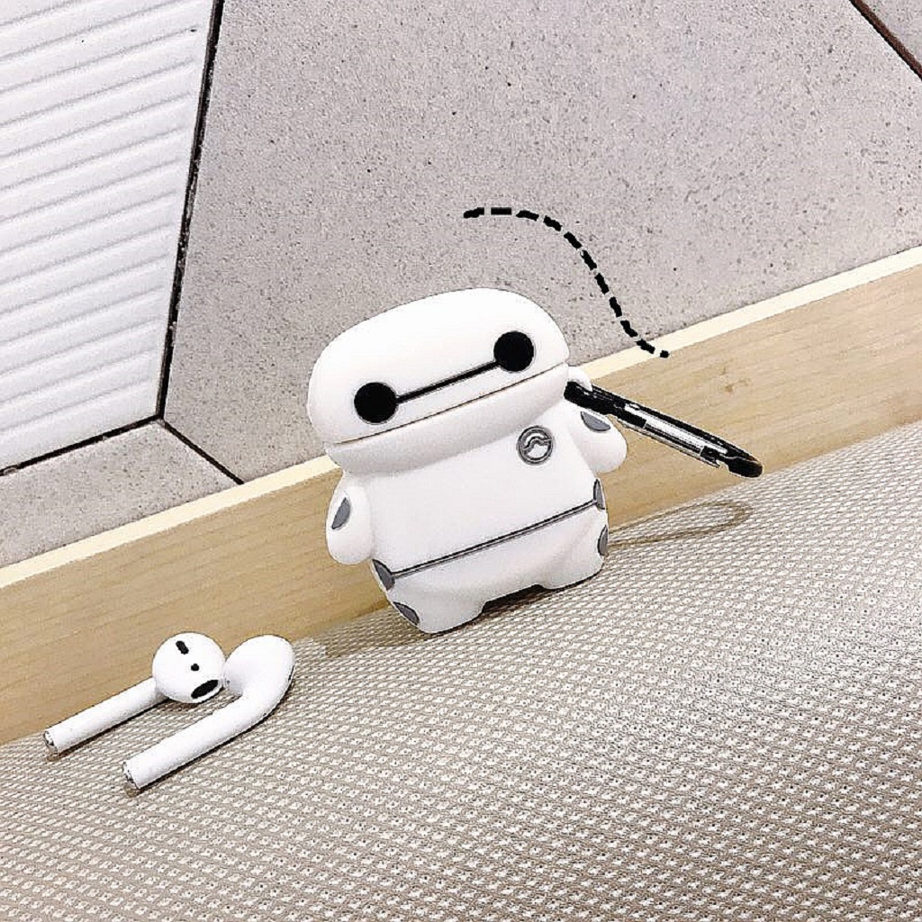 Airpods Case ⚡Freeship ⚡ VỎ BỌC AIRPODS BAYMAX Case Tai Nghe Không Dây Airpods 1/ 2/ i12/ Pro