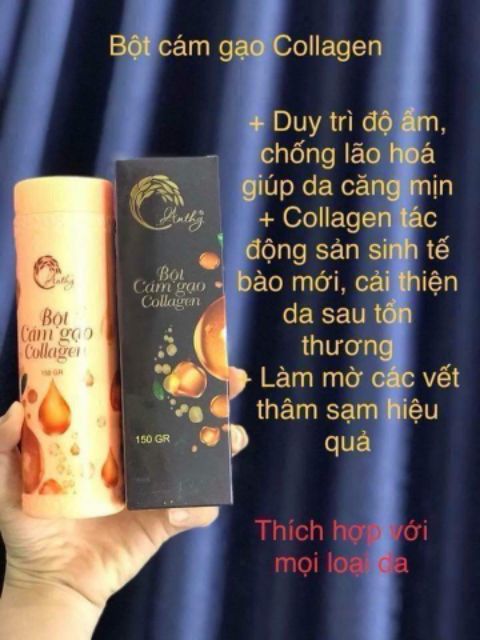 Bột cám gạo colagen