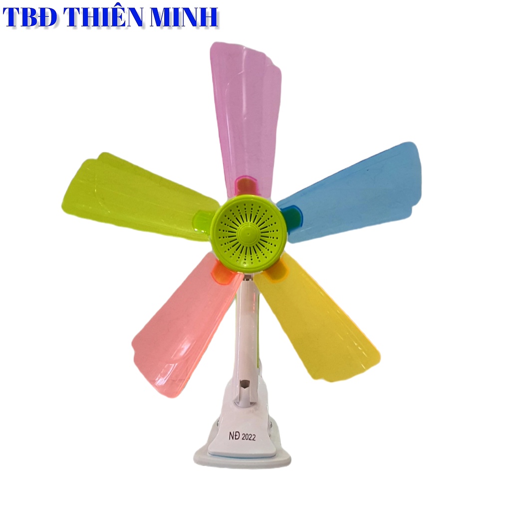 QUẠT KẸP MINI ĐIỆN 220V 5 CÁNH