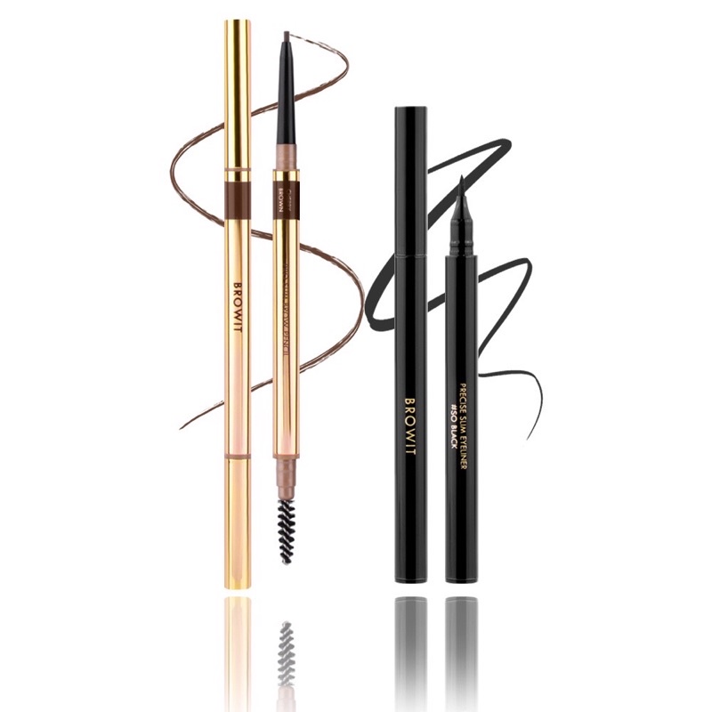 lBút Kẻ Mắt, Mí Browit HighTechnique Duo Eyeliner 0.5ml+0.14g