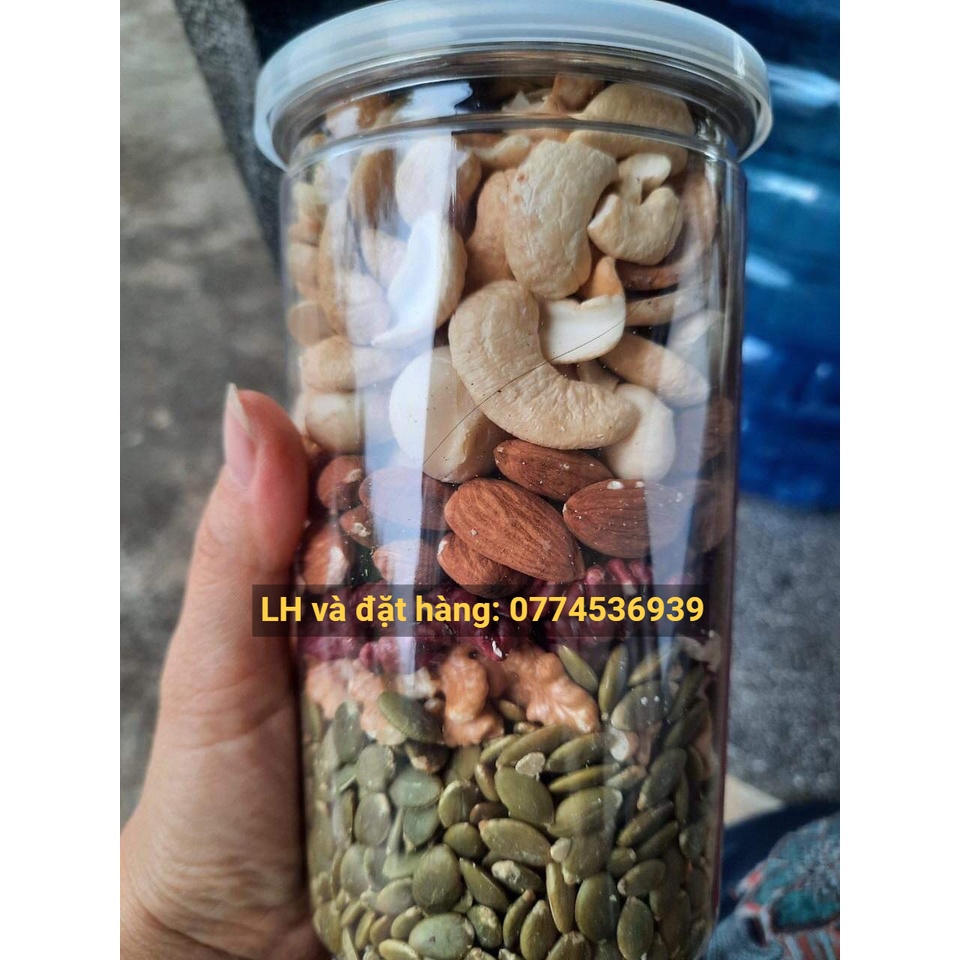 Granola ăn vặt ăn kiêng healthy 500gr ngũ cốc dinh dưỡng giảm cân