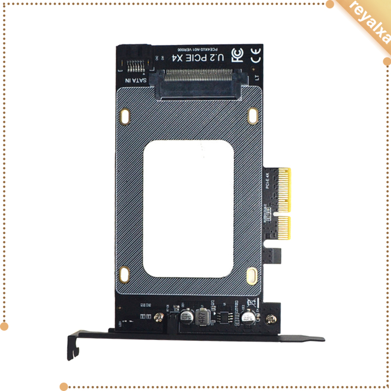 PCIe Riser 4X to U.2 SFF-8639 Expansion Card PCI-E/SATA/SAS Adapter for Desktop PC Computer