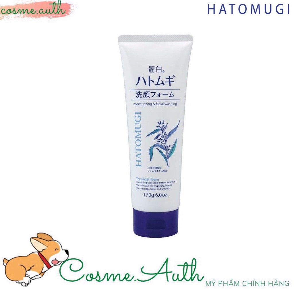 Sữa Rửa Mặt Hatomugi Naturie Hạt Ý Dĩ Nhật Bản