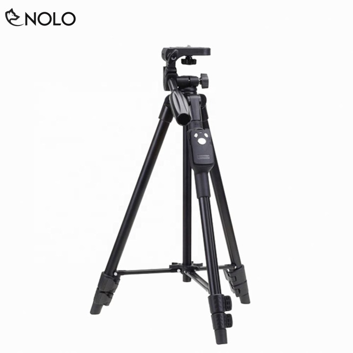 Bộ Tripod Cho Điện Thoại Máy Ảnh Compact TTX6218 Có Remote Điều Khiển Từ Xa Chiều Cao Tối Đa 128cm Thân Hợp Kim