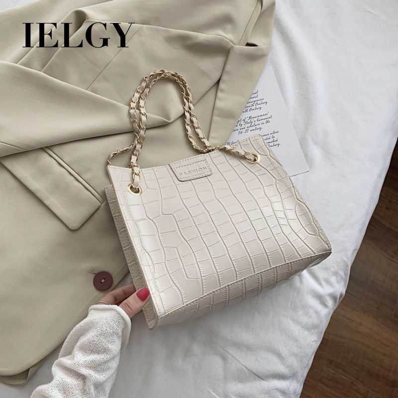 Túi Đeo Vai IELGY Họa Tiết Hình Thoi Dễ Phối Đồ Cho Nữ