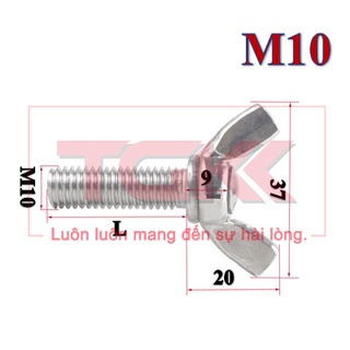 Bulong tai hồng mạ kẽm M10