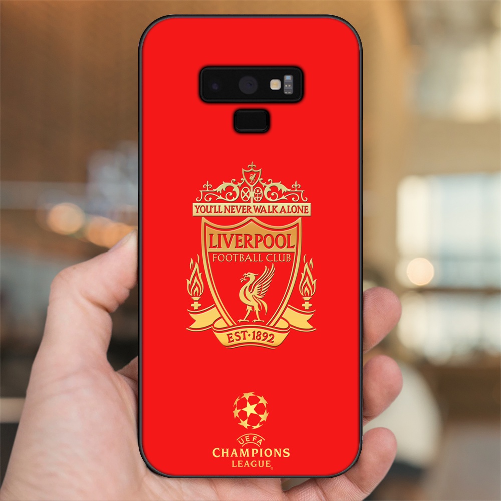 Ốp lưng Samsung Note 9 viền đen in hình Liverpool FC