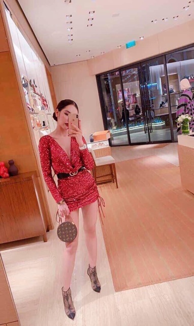 Váy kim sa đỏ siêu xinhhhh