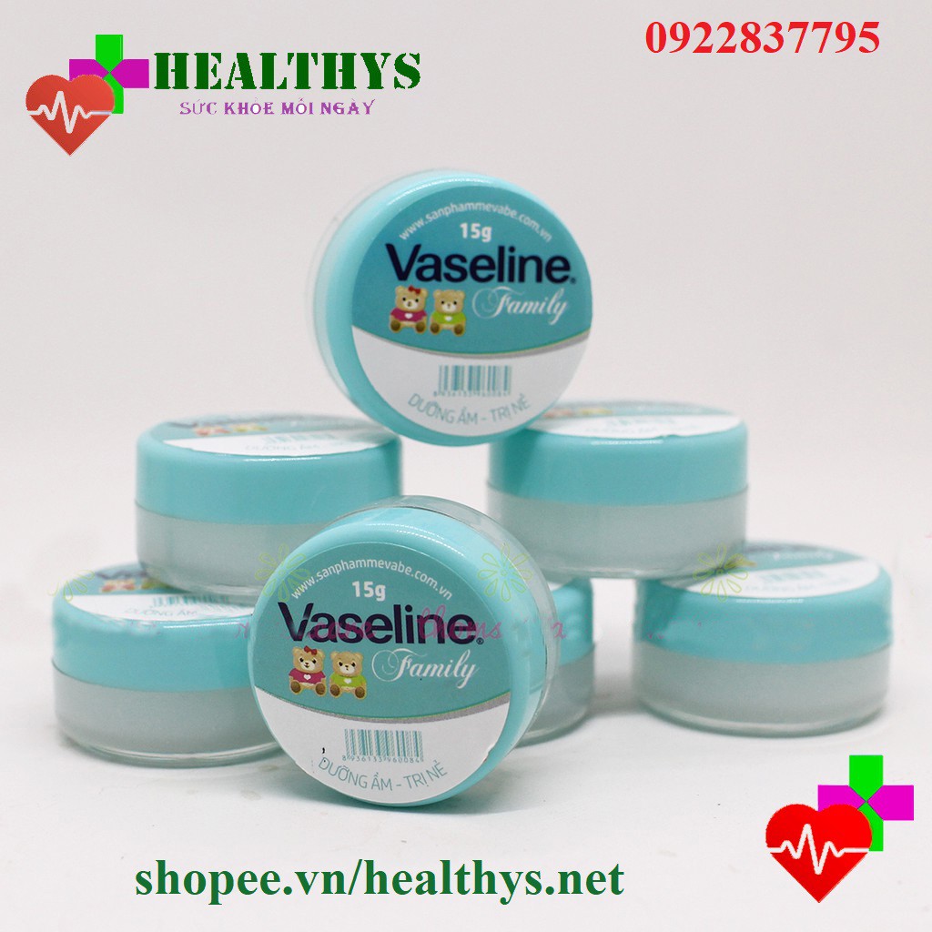 Kem nẻ Vaseline Family , kem nẻ vaseline gấu , dưỡng ẩm - ngăn ngừa khô da