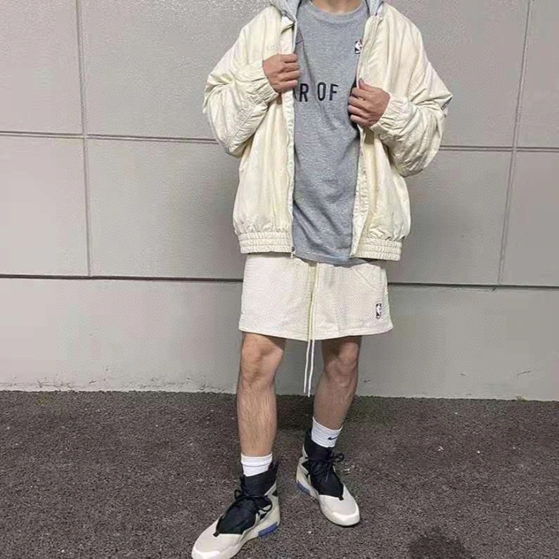 Quần short bóng rổ FEAR OF GOD FOG NBA basketball TLS streetwear unisex vải mesh cao cấp