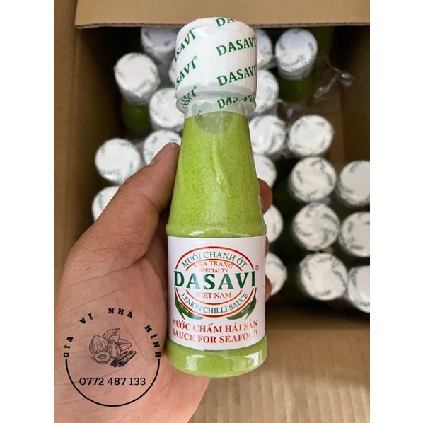 MUỐI ỚT XANH CHẤM HẢI SẢN DASAVI 130GR