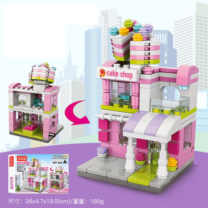 Bộ Đồ Chơi Le.go Mini Cửa Hàng Dành Cho Bé Trai và Bé Gái