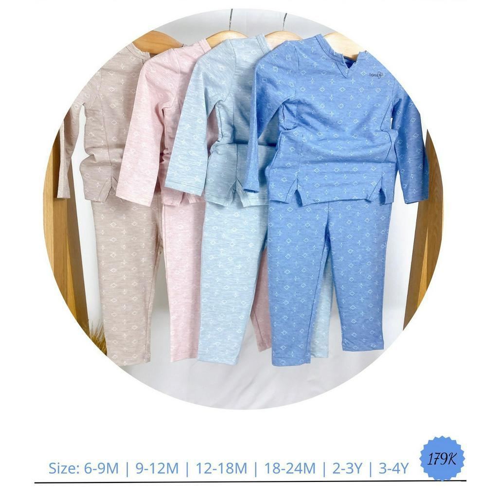 Bons99 Sale lớn bộ dài tay mặc điều hòa, chất bamboo mềm mại, mỏng mát