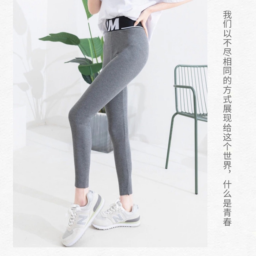 Quần legging tăm cạp cao chữ M mẫu mới siêu hot mã Havana FQ09 | BigBuy360 - bigbuy360.vn