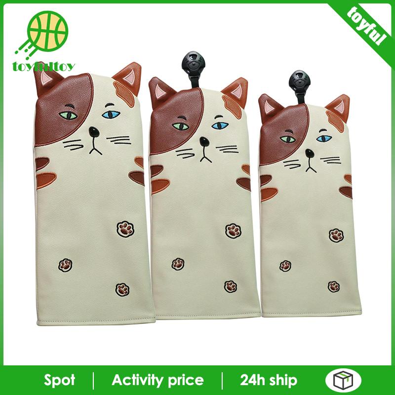 Vỏ Bọc Đầu Gậy Đánh Golf Bằng PU Cao Cấp Cho Golf Club FW UT 26x11.5cm UT