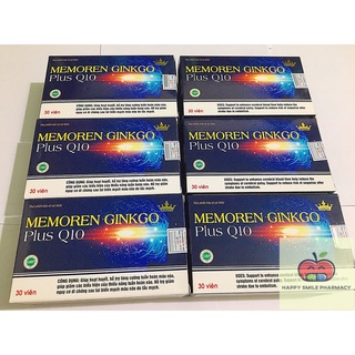 MEMOREN GINKGO PLUS Q10 – Hoạt huyết, tăng cường tuần hoàn não, giảm nguy cơ di chứng ti biến mạch máu não