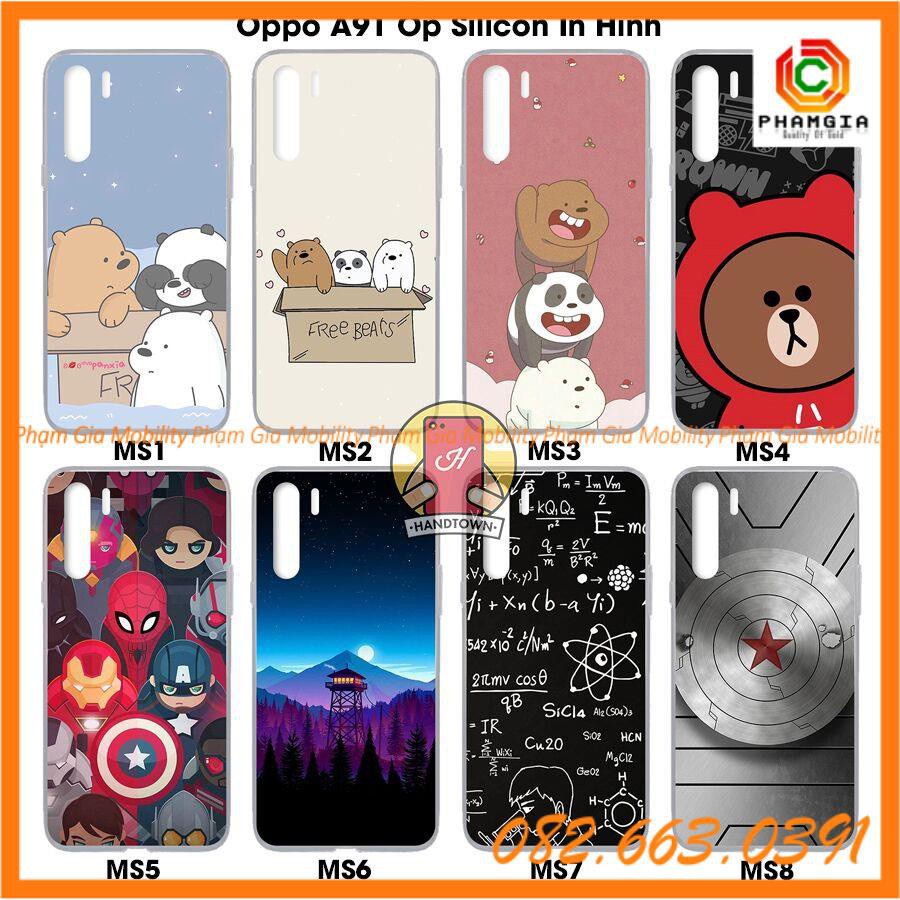 Ốp Lưng Oppo A91 Silicone Dẻo Trong Suốt In Hình Đẹp (Phần 1)