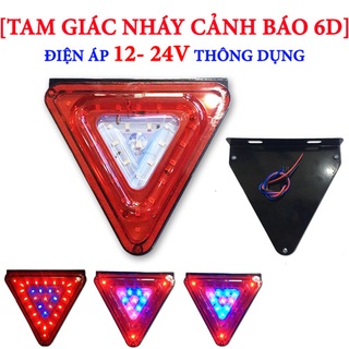 Đèn tam giác đỏ cảnh báo điện 24v