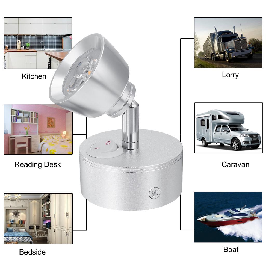 Đèn Đọc Sách 12-220V 3W Led Đẹp Mắt