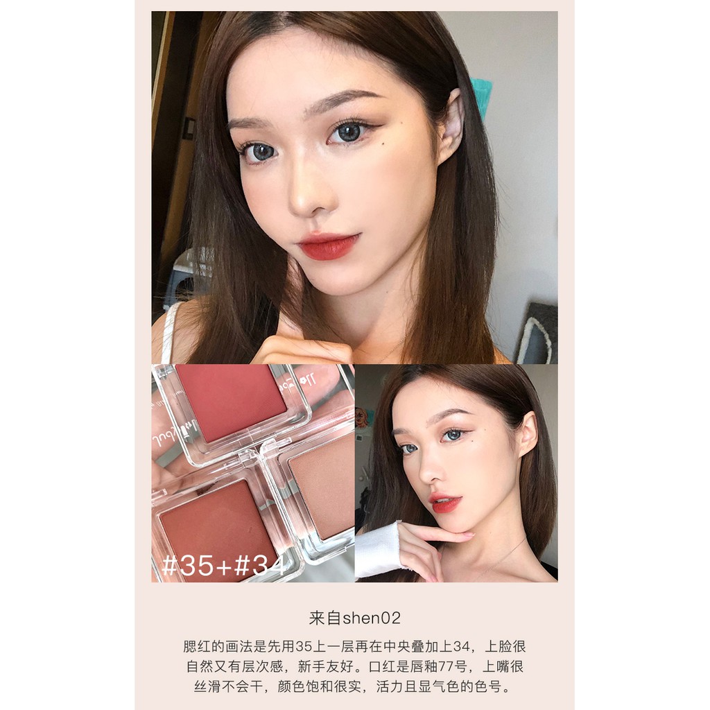 Phấn má hồng JudyDoll một màu giúp tạo khối và bắt sáng cho làn da | BigBuy360 - bigbuy360.vn