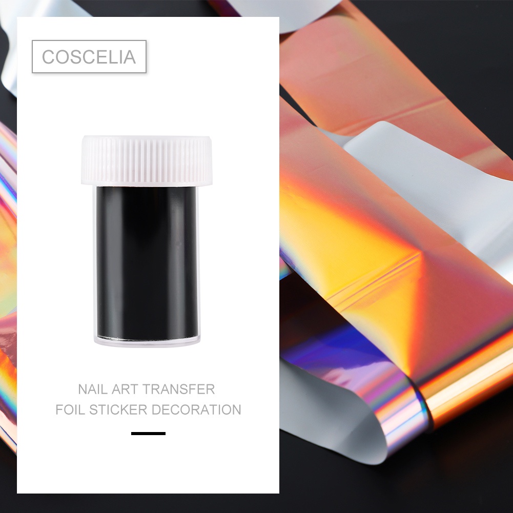 Miếng Dán Trang Trí Móng Tay Họa Tiết Bầu Trời Đầy Sao Coscelia