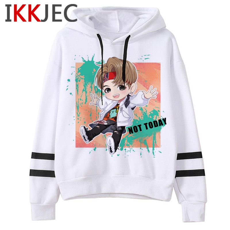 Áo Hoodie Unisex In Họa Tiết Sọc Không Gian Bts Hot Kpop