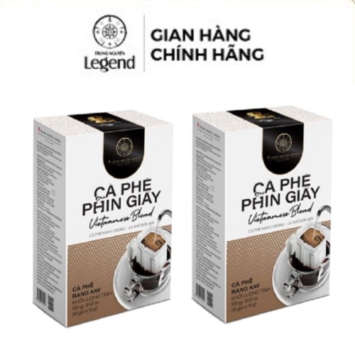 [Phin Giấy] Combo 2 Hộp Cà Phê Phin Giấy Vietnameses Blend - Hộp 10 Túi - Trung Nguyên Legend