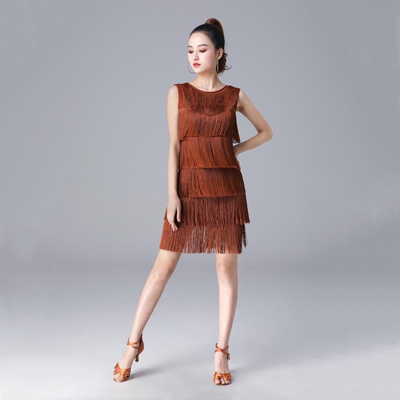 Đầm Khiêu Vũ Latin Thời Trang Dành Cho Nữ Và Người Lớn