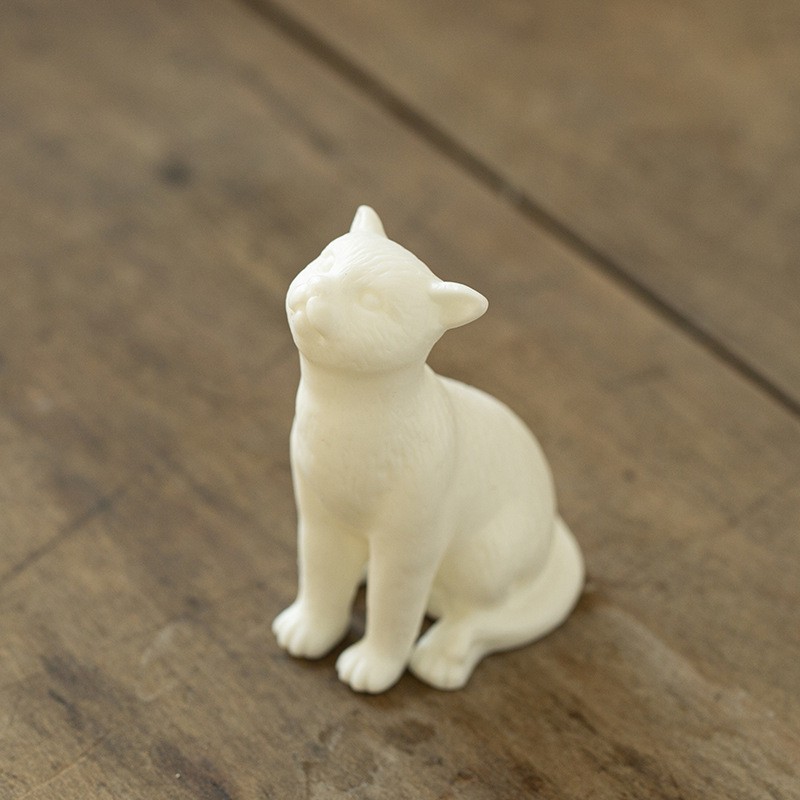 Girl Heart Ceramic Cat Small Ornaments Desktop Home Study Personality Creative Decorations  Birthday Gift | BigBuy360 - bigbuy360.vn