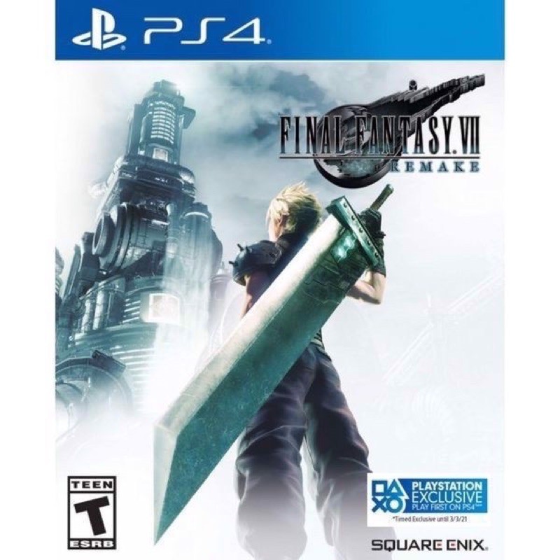Đĩa game PS4 Final Fantasy VII Remake