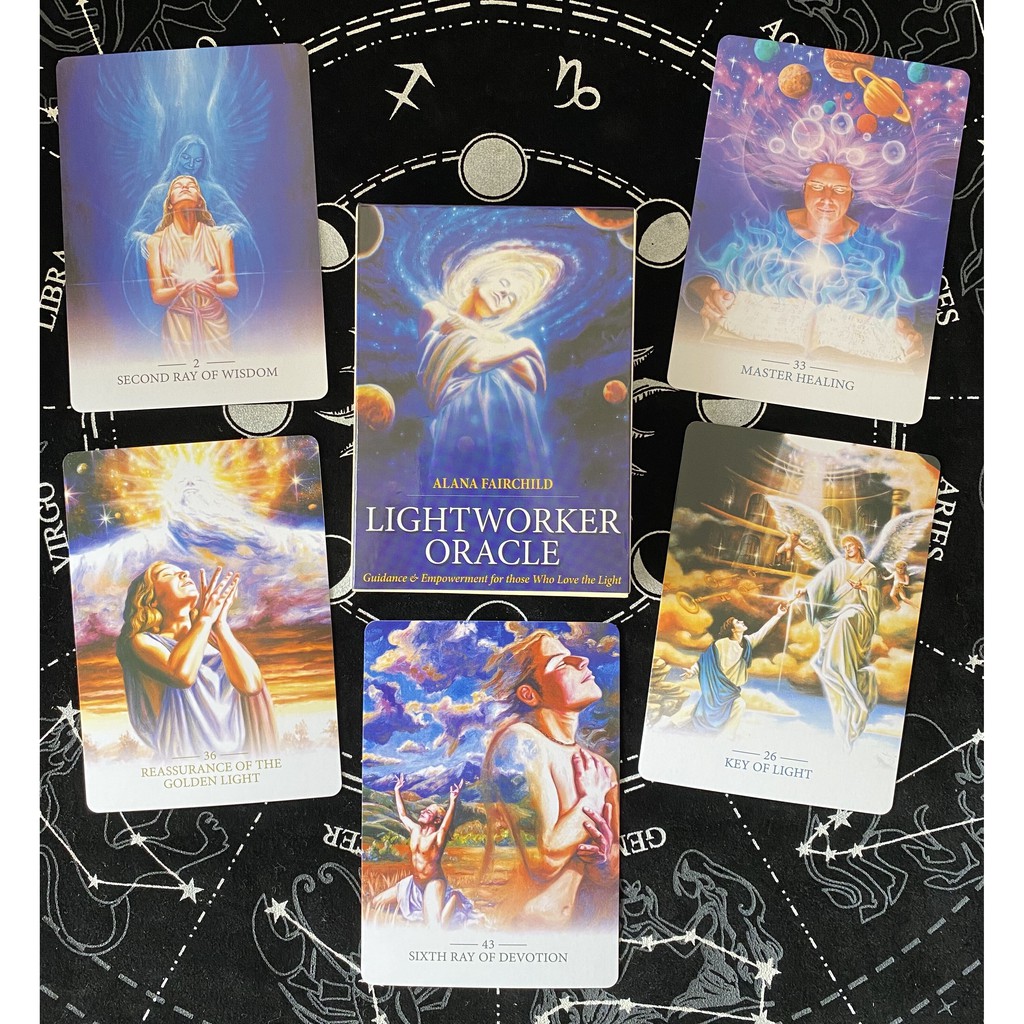 Bộ Tarot Lightworker Oracle M8 Bài Bói New