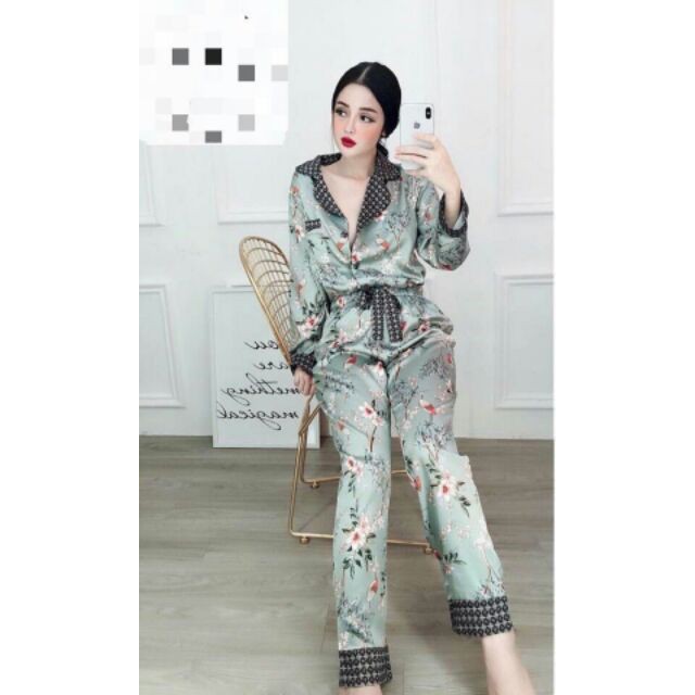 Siêu Phẩm Ngủ Tay Dài Lụa Siêu Cao Cấp