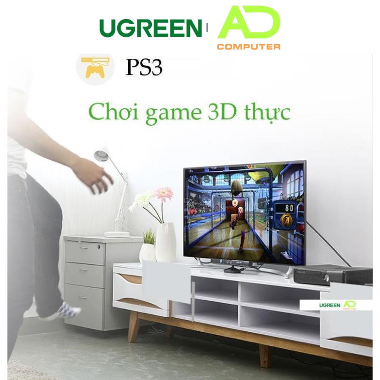 Cáp HDMI 2.0 hỗ trợ 4k×2k, 3D Full HD1080 dạng dây dẹt màu đen dài từ 1.5-5m UGREEN ED015 - Hàng phân phối chính hãng