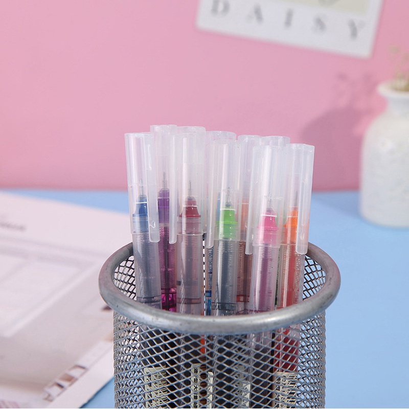 Bút Mực Gel Ngòi 0.5mm 12 Màu Thời Trang Hàn Quốc