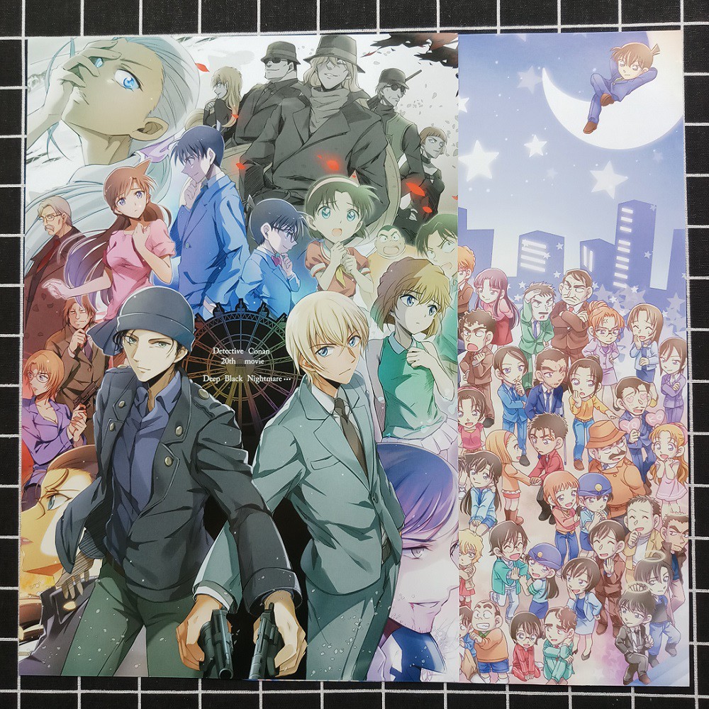Poster Anime Thám Tử Lừng Danh Conan (8 Tờ)