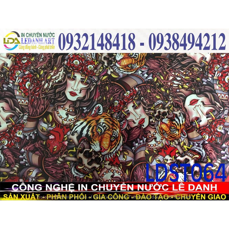 Chọn mẫu phim nhúng chuyển nước cao cấp trang trí đồ vật bằng nhựa, gỗ, kim loại, gốm sứ,...