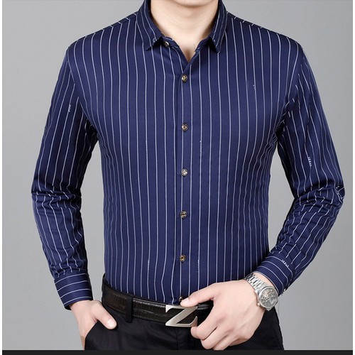 Áo Sơ Mi Nam FLASHBACKS Dài Tay - Kẻ Sọc - Chất Vải 3D Cao Cấp - Mềm Mại Thấm Hút Mồ Hôi - AD00009 | BigBuy360 - bigbuy360.vn