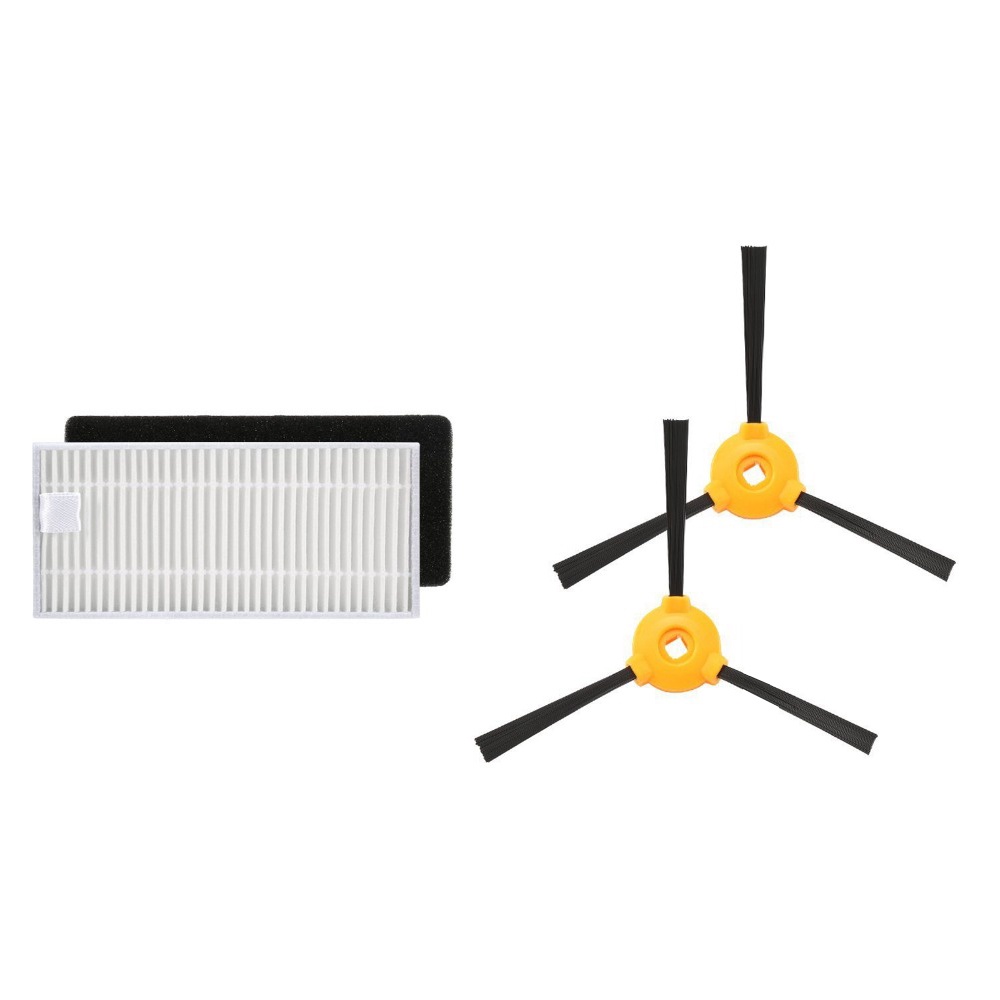 1 Cặp Chổi Bên + Tấm Lọc HEPA Cho Robot Hút Bụi Ecovacs Deebot N79 N79S