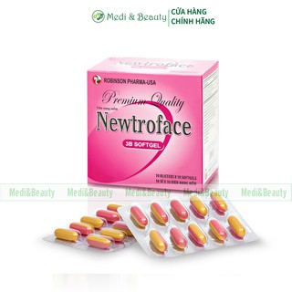 Viên uống bồi bổ sức khỏe,ngừa thiếu máu, bổ sung Vitamin B1-B6-B12  NEWTROFACE  hộp 100 viên nang mềm - MediBeauty