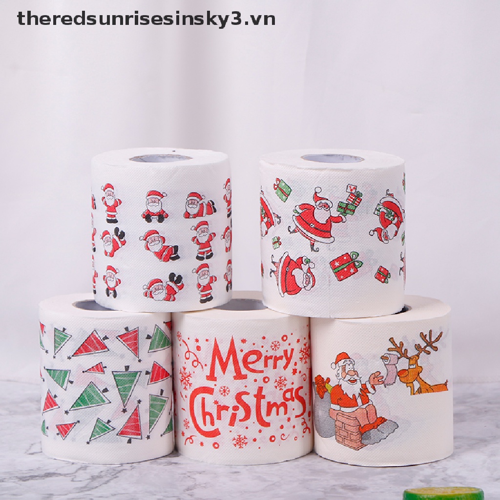 Cuộn Giấy Vệ Sinh Trang Trí Giáng Sinh Đẹp Mắt
