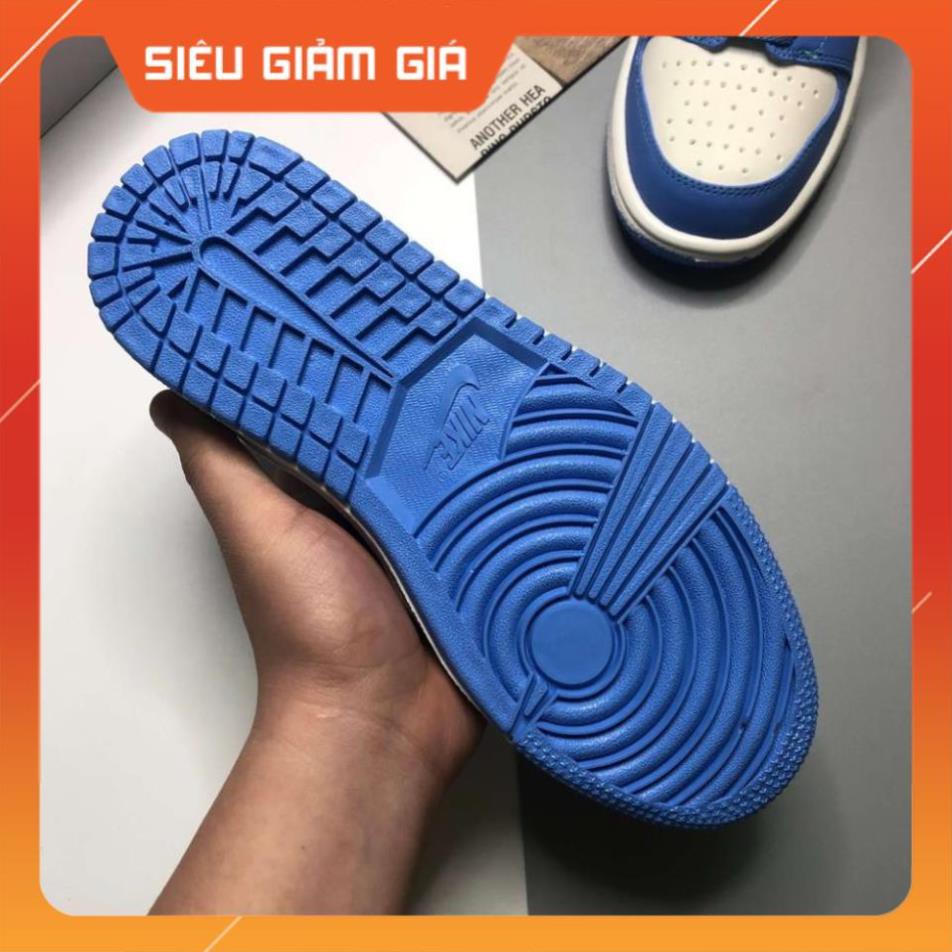 Giày Air Jordan 1 Low [Video+Ảnh Thật] Giày Thể Thao JD1 Xanh Dương Cổ Thấp Nam Nữ Full Box Bill