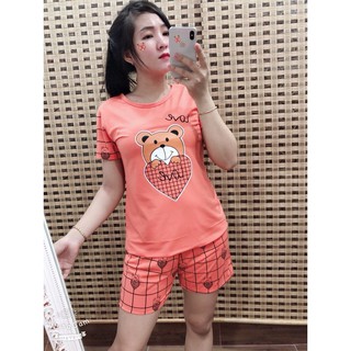 ĐỒ BỘ THUN COTTON 99% PHỐI ĐÙI(GIẢM HẾT CỞ)