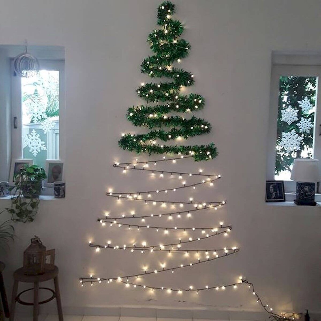 Dây đèn led lục giác có chớp 8m 7 tim có đầu nối