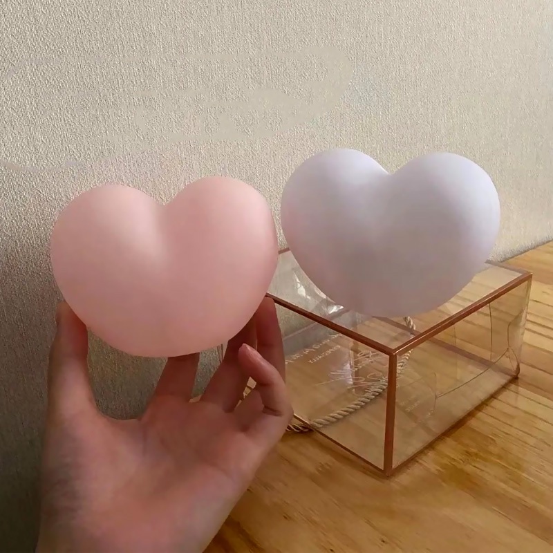 Đèn Ngủ LED Hình Trái Tim Lãng Mạn Dùng Làm Quà Tặng