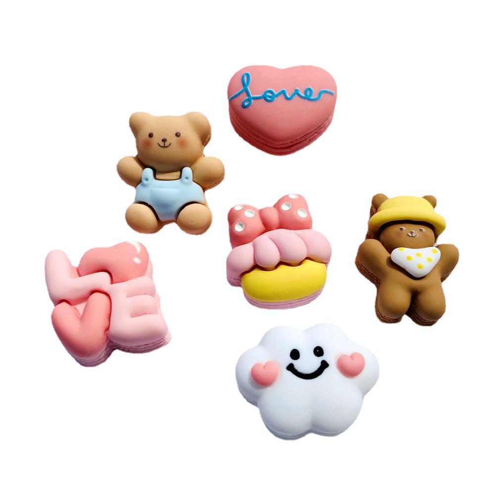 Bộ 10 Miếng Dán Trang Trí Ốp Điện Thoại Màu Macaron Dễ Thương