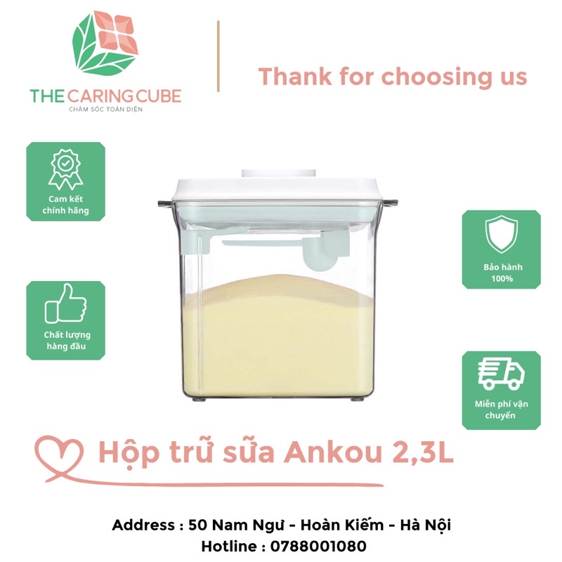 Hộp trữ sữa Ankou 2,3 lít