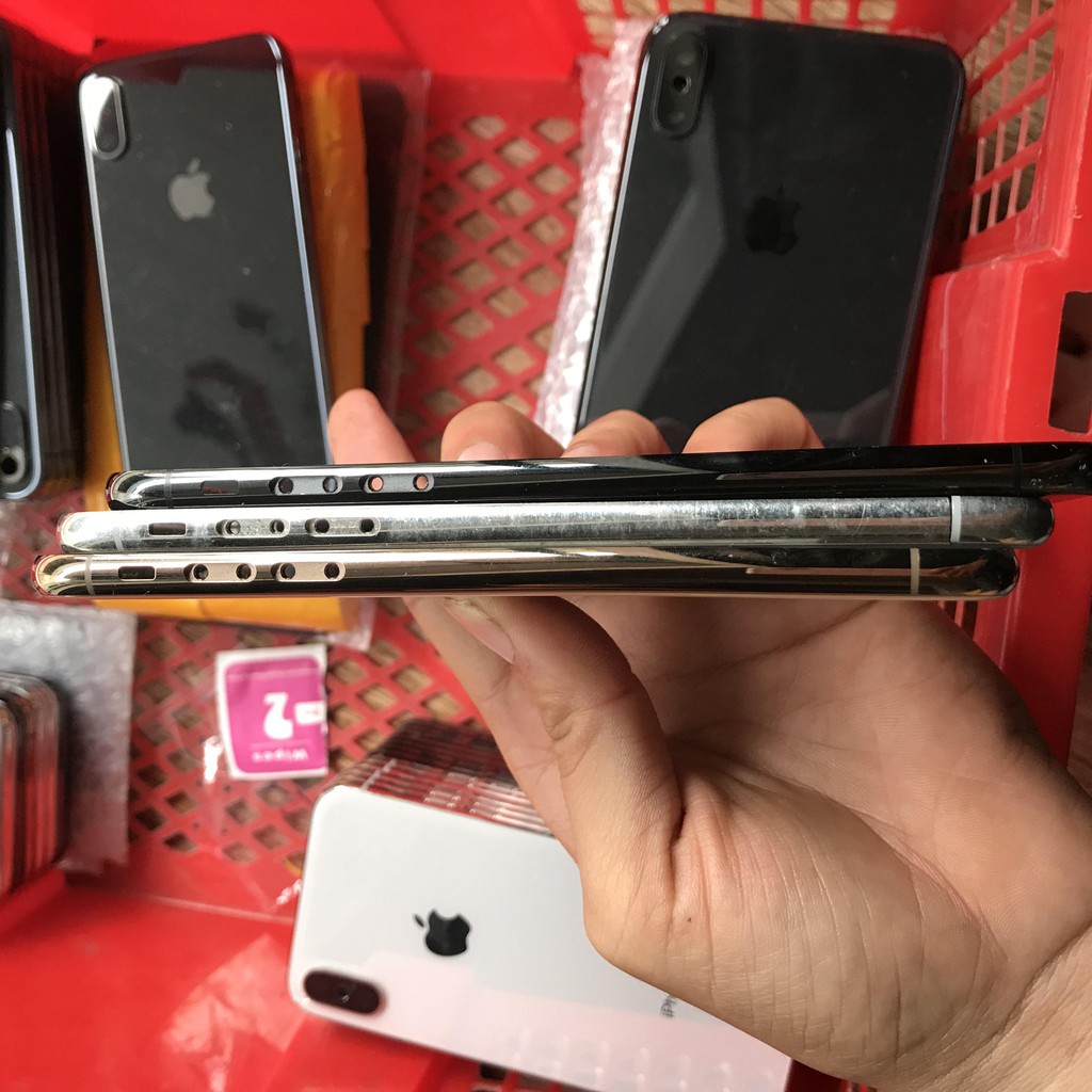 Vỏ iphone X zin tháo máy, sườn iphone XS zin bóc máy cho iphone X,Xs,Xr,Xsm